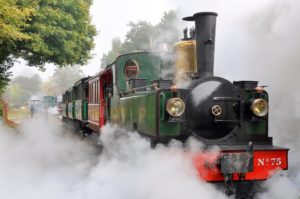 Prendre un train à vapeur