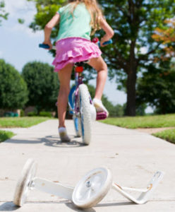 Apprendre à faire du vélo sans mes petites roues